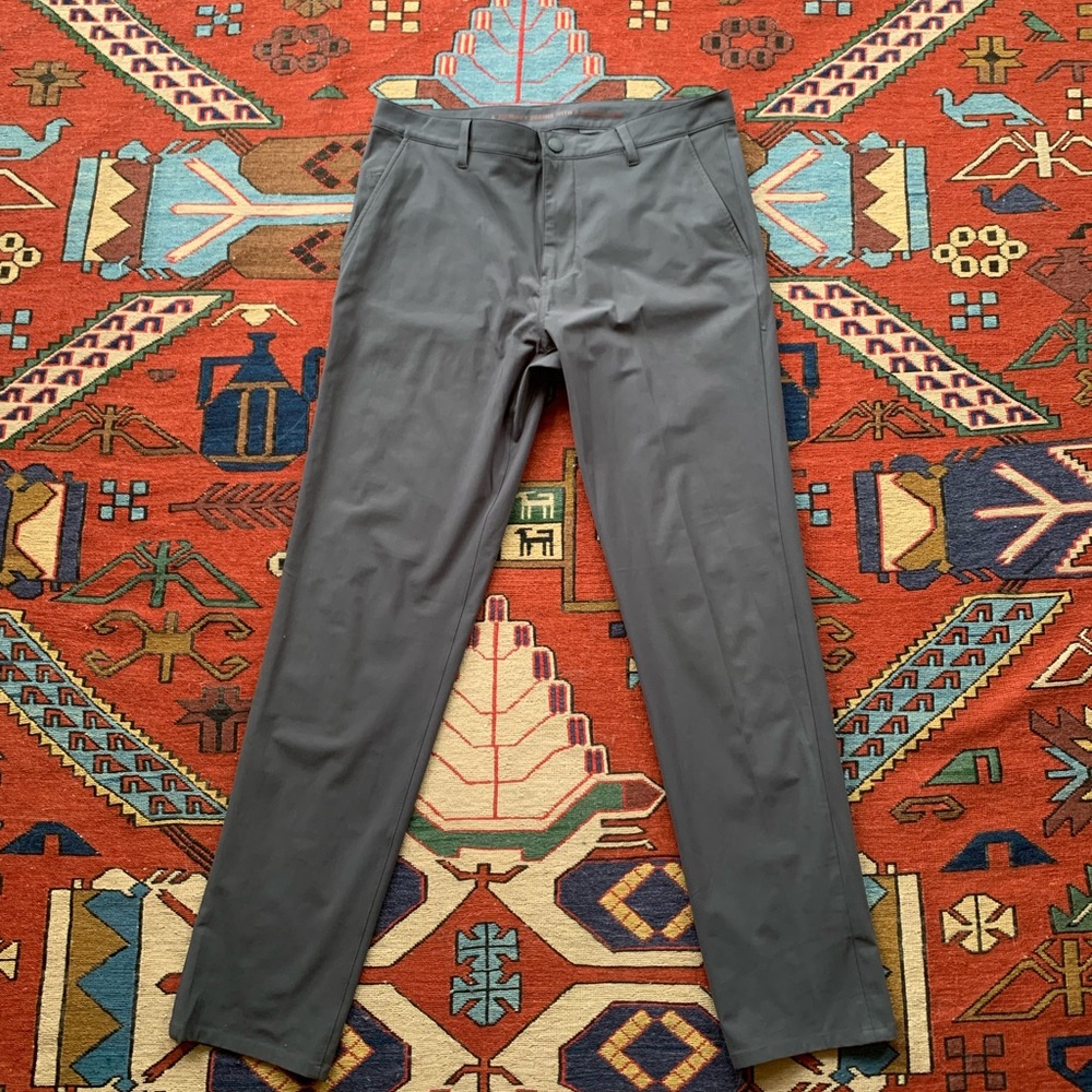 RHONE MENS COMMUTER SLIM PANTS